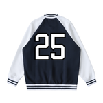 Load image into Gallery viewer, Truthortruth Two Tone Raglan Sleeve Varsity Jacket
