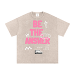 Load image into Gallery viewer, Be The Answer Snow Washed Oversized Cotton T-Shirt
