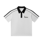 Load image into Gallery viewer, TruthorTruth Contrast Collar Short-Sleeve Polo Shirt
