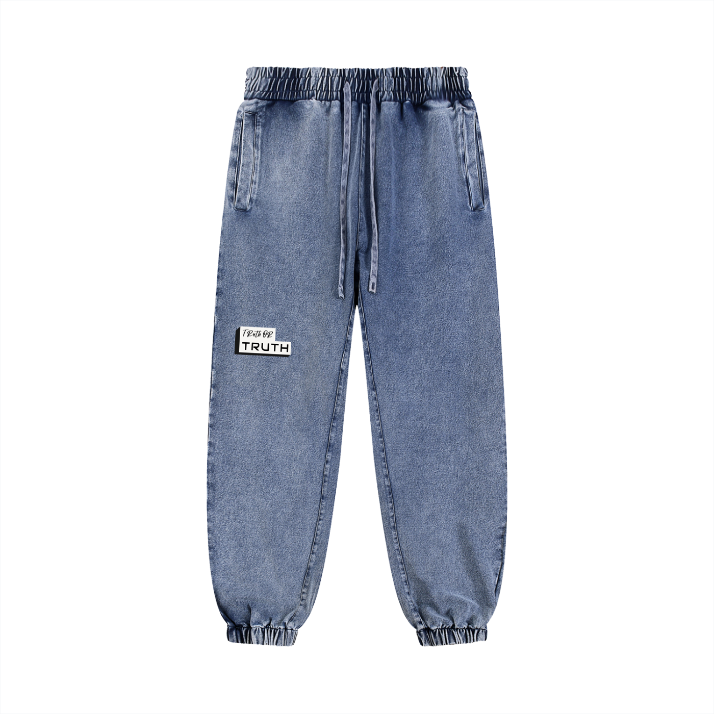 Truthortruth Snow Wash Jogged Sweatpants