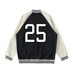 Load image into Gallery viewer, Truthortruth Two Tone Raglan Sleeve Varsity Jacket
