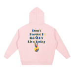 Load image into Gallery viewer, Don’t Forget to Live Essential Heavyweight Hoodie
