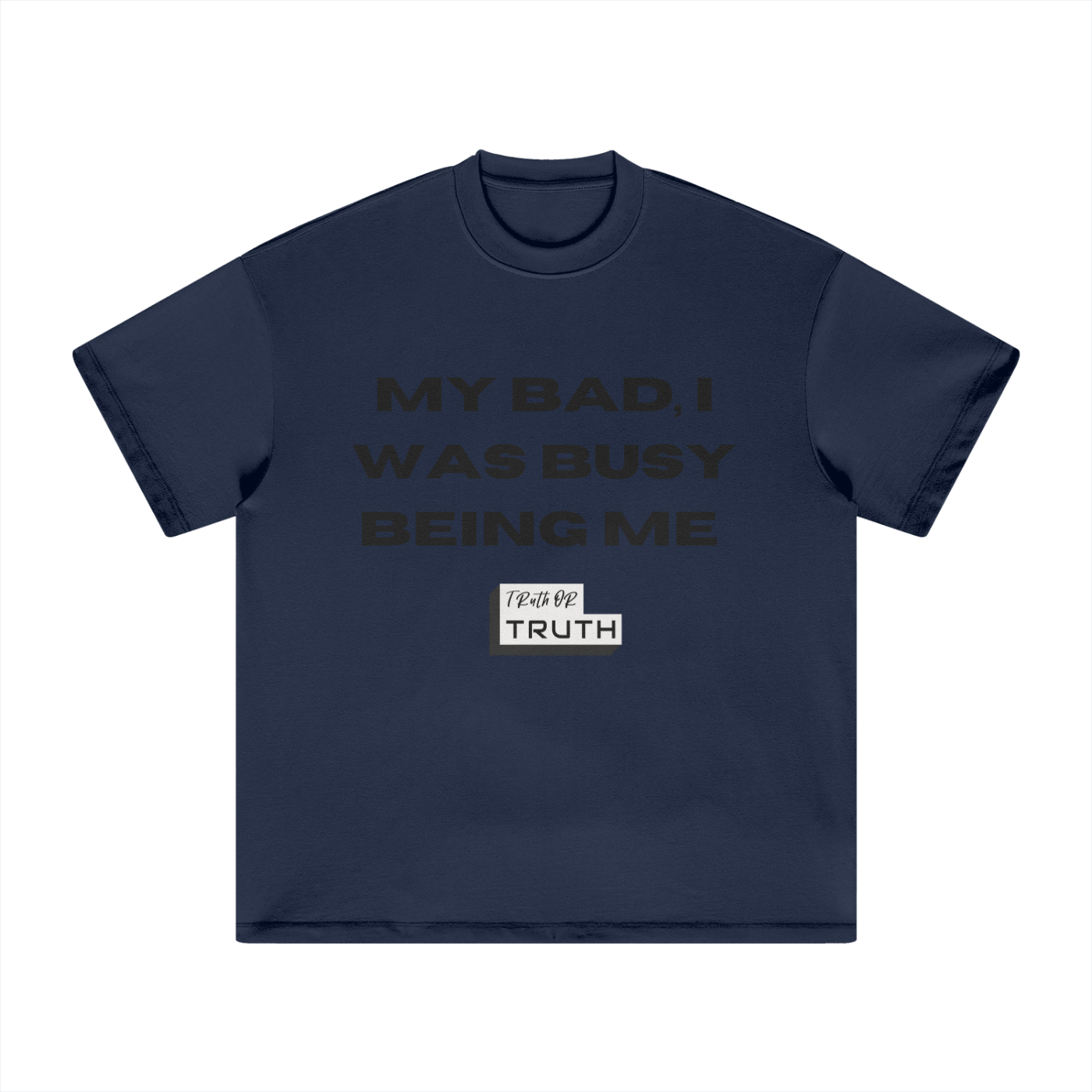 Busy Being Me Heavyweight Earth Tone FOG T-Shirt - 305GSM