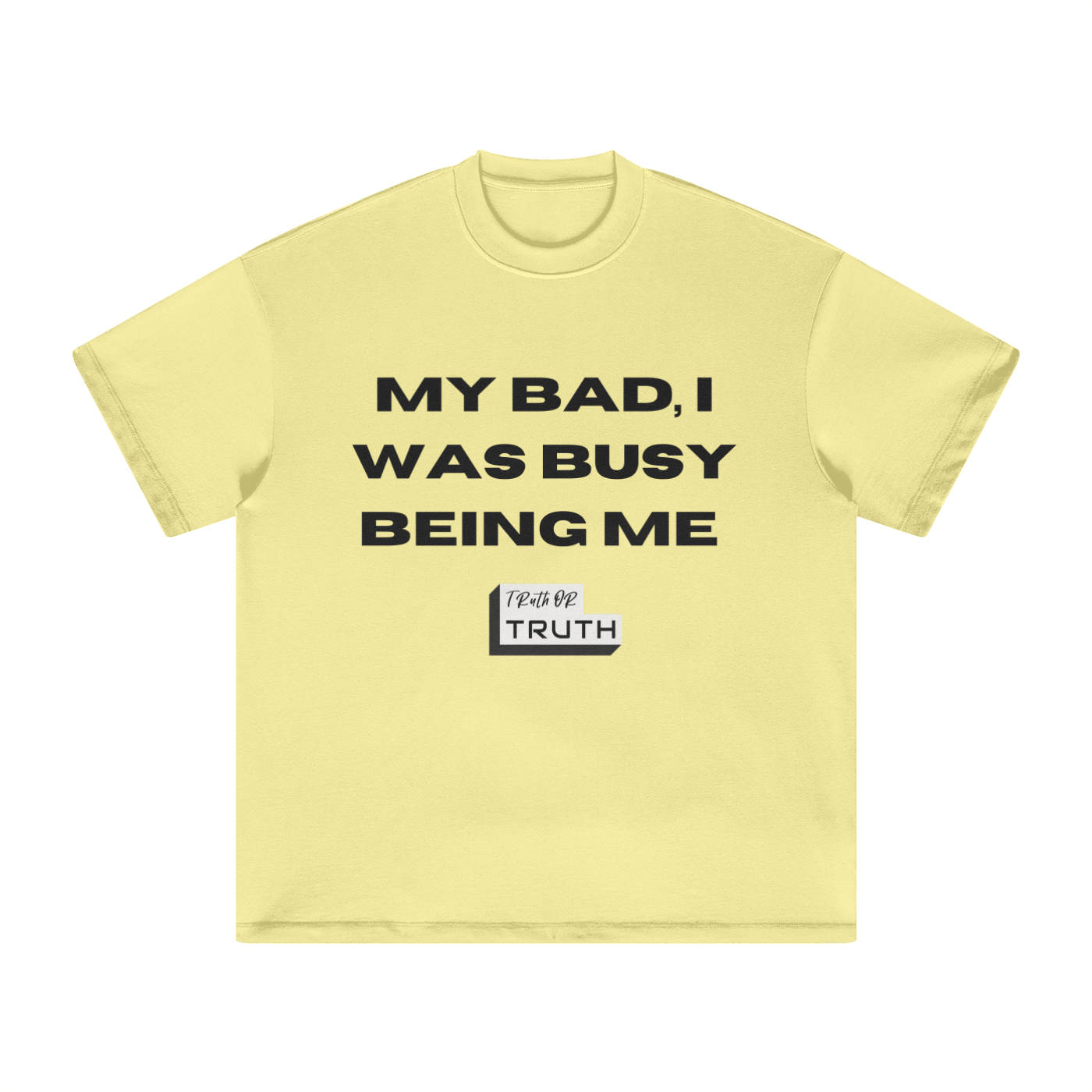 Busy Being Me Heavyweight Earth Tone FOG T-Shirt - 305GSM