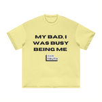 Load image into Gallery viewer, Busy Being Me Heavyweight Earth Tone FOG T-Shirt - 305GSM
