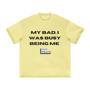 Busy Being Me Heavyweight Earth Tone FOG T-Shirt - 305GSM