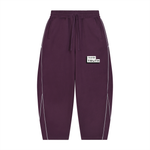 Load image into Gallery viewer, Truthortruth Unisex Piping Fleece Barrel Leg Sweatpants
