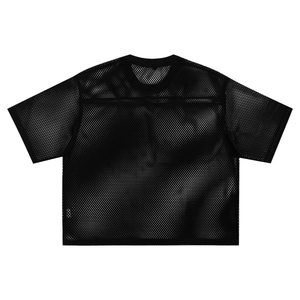 See-through Boxy Net T-shirt