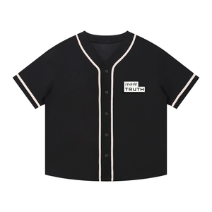 TruthorTruth Contrast Piped Button-Up Jersey