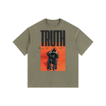 Load image into Gallery viewer, Truthortruth Vintage Washed Oversized Cotton T-Shirt
