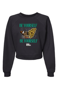 Womens Raglan Pullover Fleece Sweatshirt