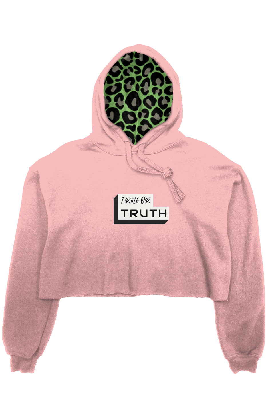 crop fleece hoodie
