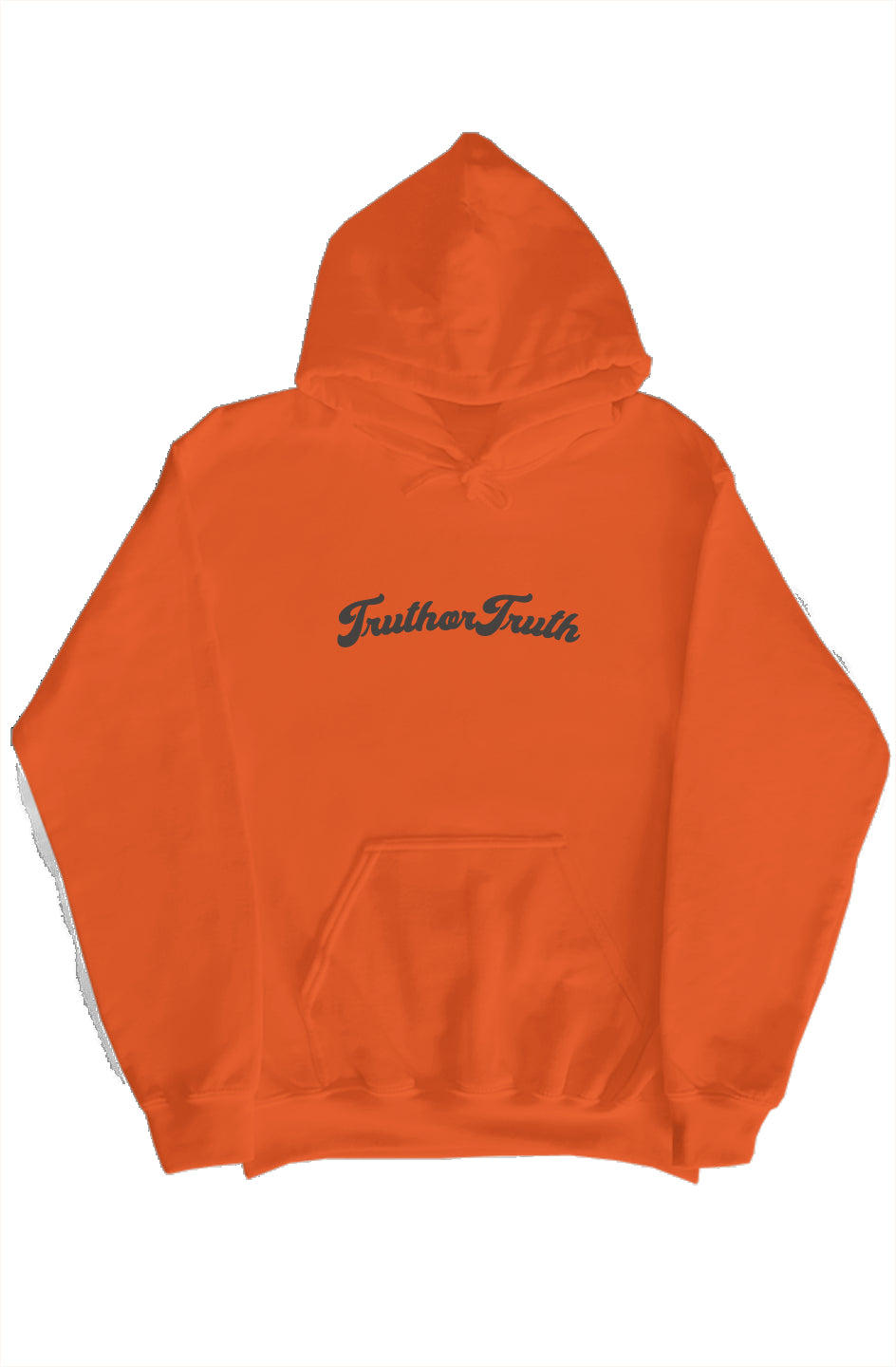Truthortruth Cursive Print Hoodie 