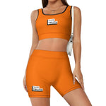 Load image into Gallery viewer, Orange Yoga Set (YJ052) Yoga Set
