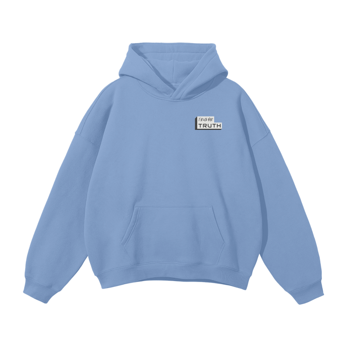 Strengthen Me Streetwear Unisex Oversized Solid Color Fleece Hoodie