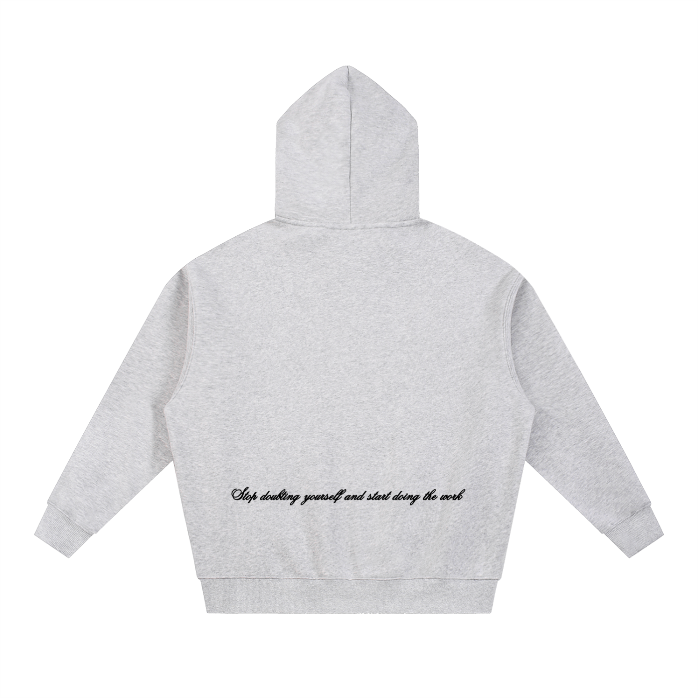 Do The Self Work Essential Oversized Fleece Boxy Hoodie