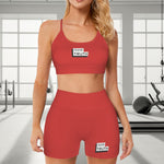 Load image into Gallery viewer, TruthorTruth Cross Back Bra &amp; Shorts Set
