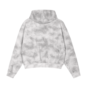 TruthorTruth Washed Boxy Zip-up Fleece Hoodie