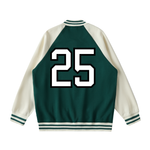 Load image into Gallery viewer, Truthortruth Two Tone Raglan Sleeve Varsity Jacket

