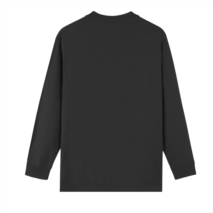 Granite State Cleaning Unisex Crew Neck 270g Heavyweight 100% Cotton Drop Shoulder Long Sleeve Shirt