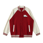 Load image into Gallery viewer, Truthortruth Two Tone Raglan Sleeve Varsity Jacket
