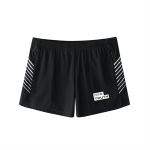 TruthorTruth Men's Side-Stripe Performance Shorts