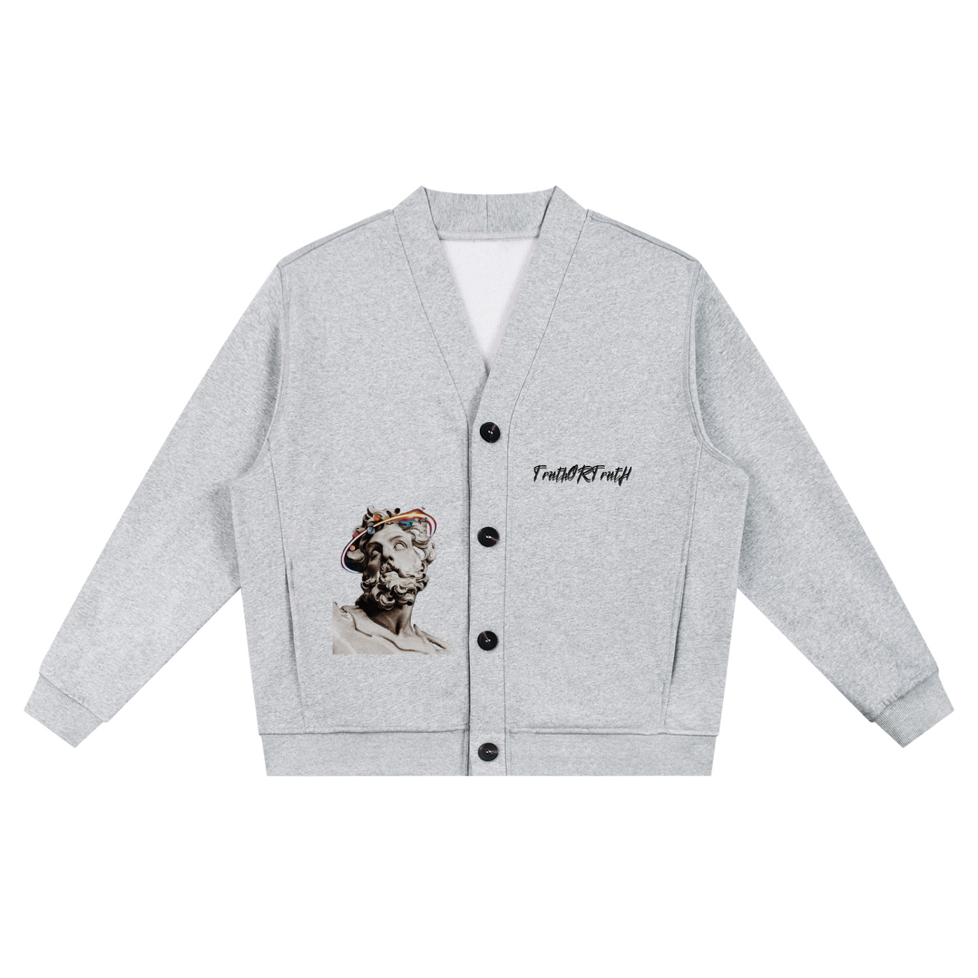 Truthortruth Essential Heavyweight Sweat Cardigan