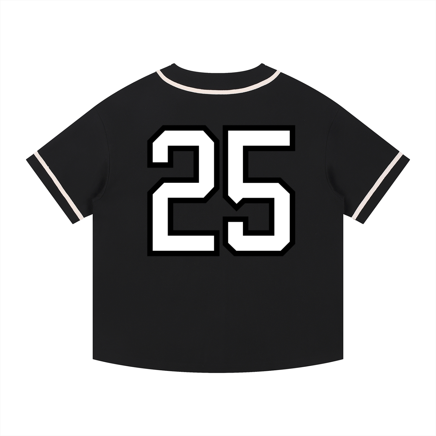 TruthorTruth Contrast Piped Button-Up Jersey
