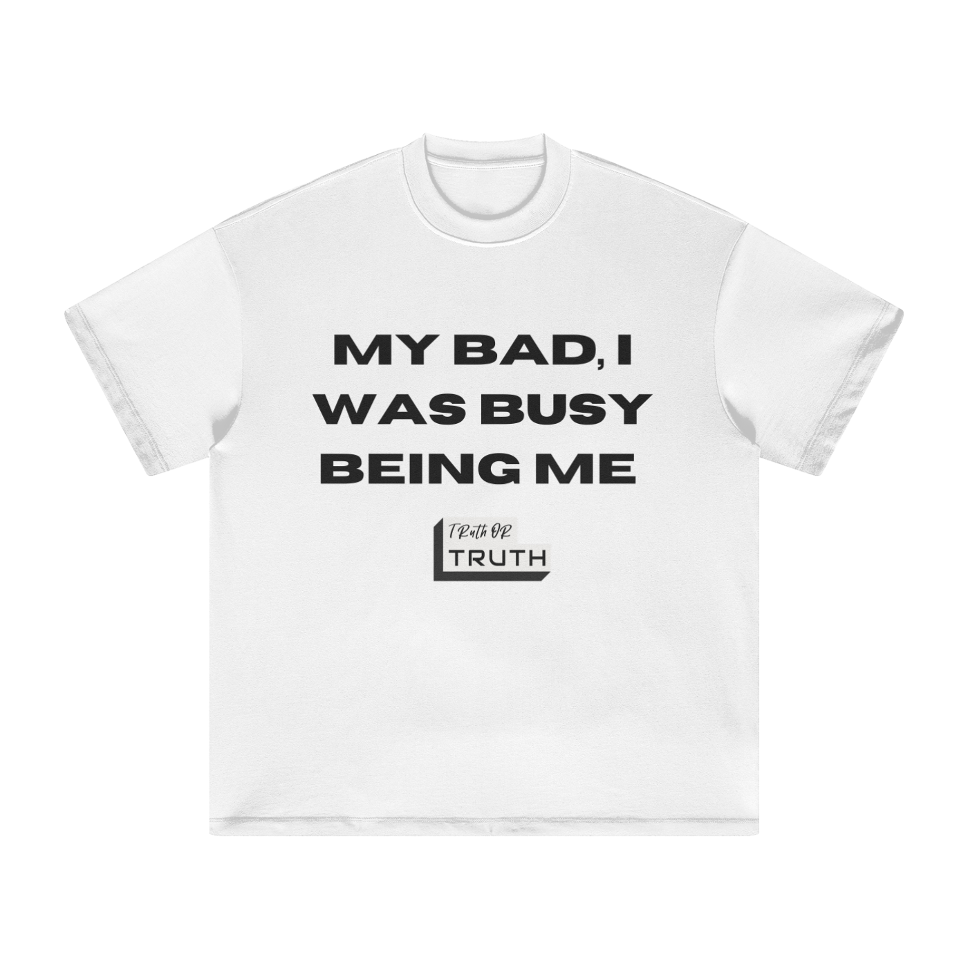 Busy Being Me Heavyweight Earth Tone FOG T-Shirt - 305GSM