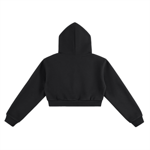Alternate Logo Essential Cropped Hoodie