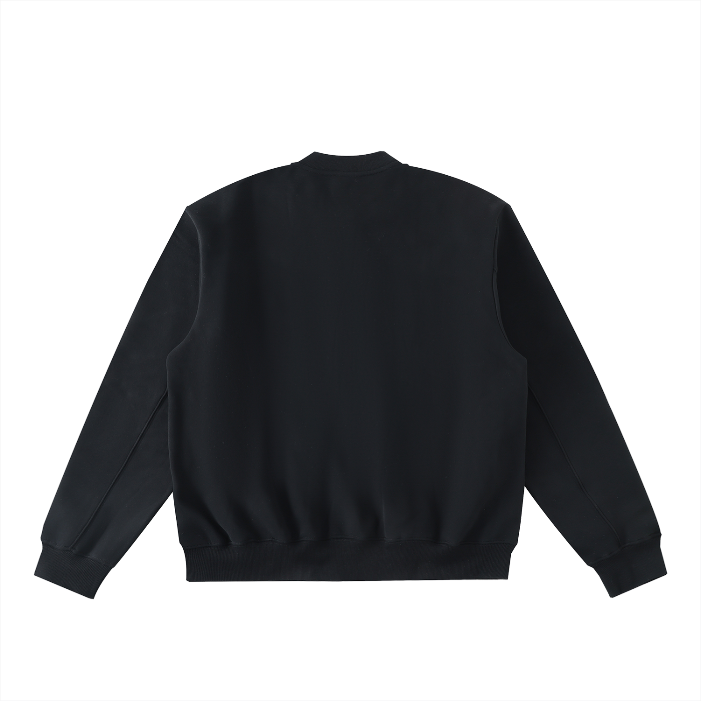 Truthortruth Essential Zip-Up Fleeced Varsity Jacket