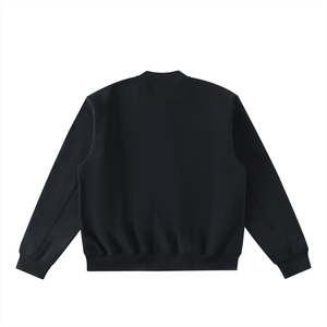 Truthortruth Essential Zip-Up Fleeced Varsity Jacket