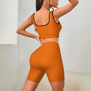 Orange Yoga Set (YJ052) Yoga Set