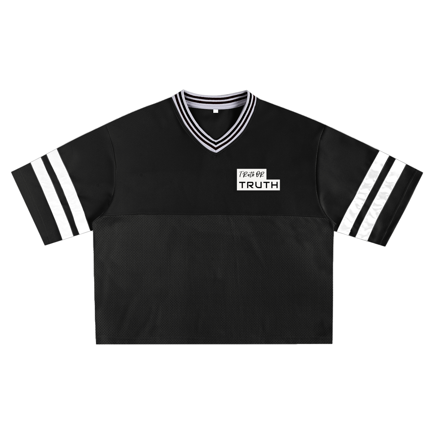 Truthortruth Taped Mesh Boxy Jersey