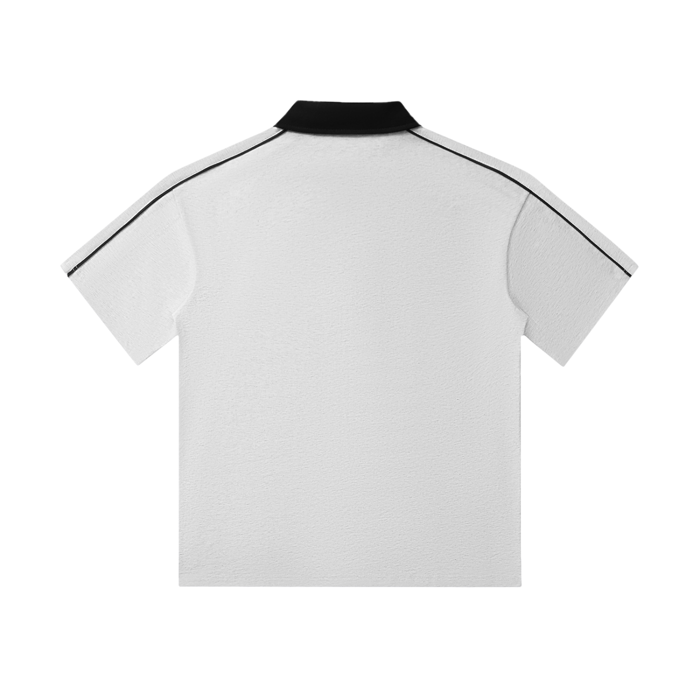 TruthorTruth Contrast Collar Short-Sleeve Polo Shirt
