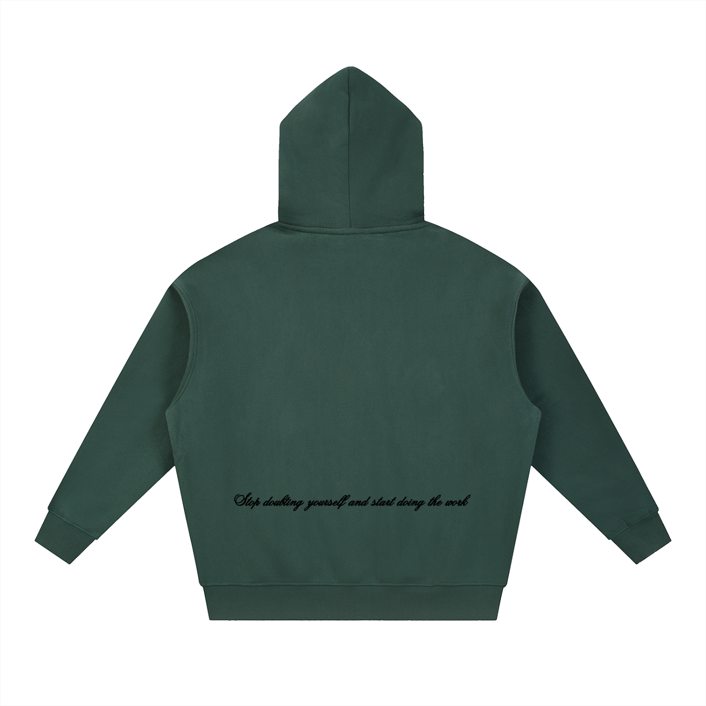 Do The Self Work Essential Oversized Fleece Boxy Hoodie