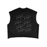 Load image into Gallery viewer, Truthortruth Embroidered French Terry Boxy Tank Top
