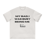 Load image into Gallery viewer, Busy Being Me Heavyweight Earth Tone FOG T-Shirt - 305GSM
