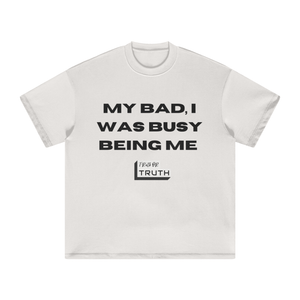 Busy Being Me Heavyweight Earth Tone FOG T-Shirt - 305GSM