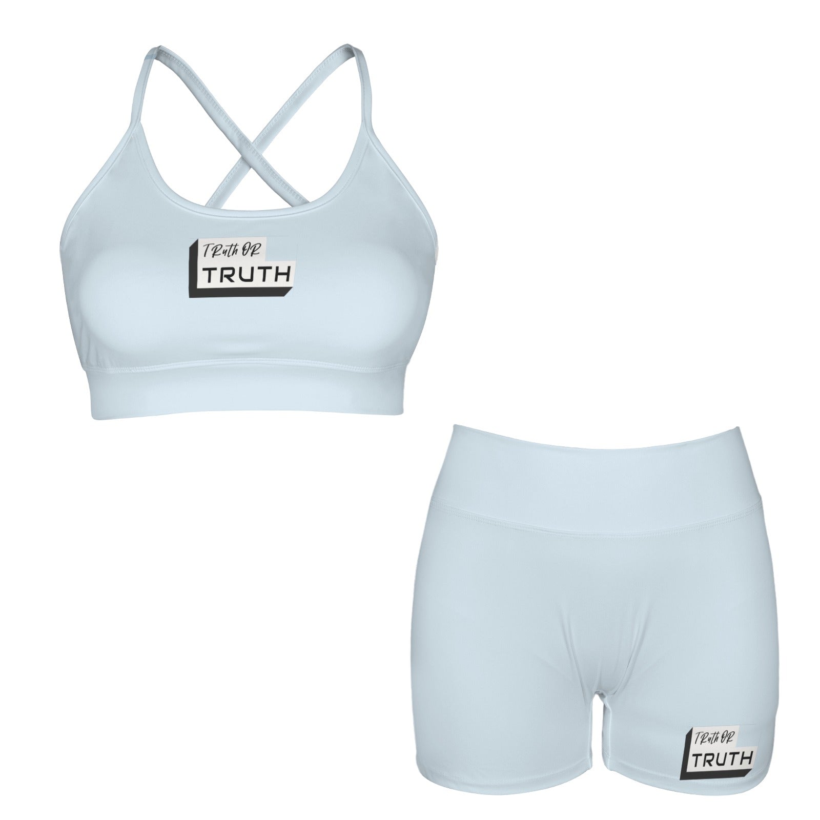 TruthorTruth Cross Back Bra & Shorts Set