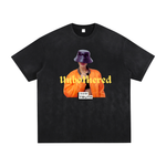 Load image into Gallery viewer, Unbothered Vintage Washed Hand-Frayed T-Shirt
