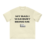 Load image into Gallery viewer, Busy Being Me Heavyweight Earth Tone FOG T-Shirt - 305GSM
