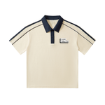 Load image into Gallery viewer, TruthorTruth Contrast Collar Short-Sleeve Polo Shirt
