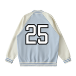 Load image into Gallery viewer, Truthortruth Two Tone Raglan Sleeve Varsity Jacket
