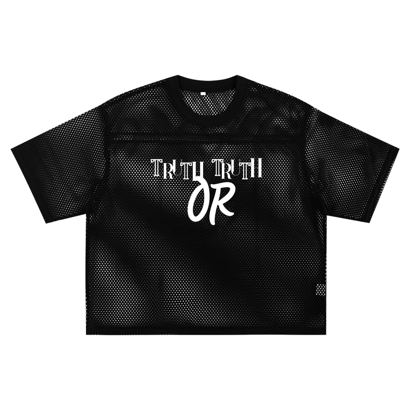 See-through Boxy Net T-shirt
