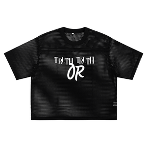 See-through Boxy Net T-shirt