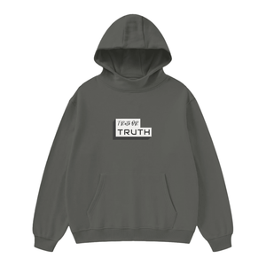 High Neck Insulated FOG Solid Color Fleece Hoodie - 385 GSM