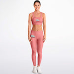 Load image into Gallery viewer, Coral Padded Sports Bra &amp; Leggings - AOP
