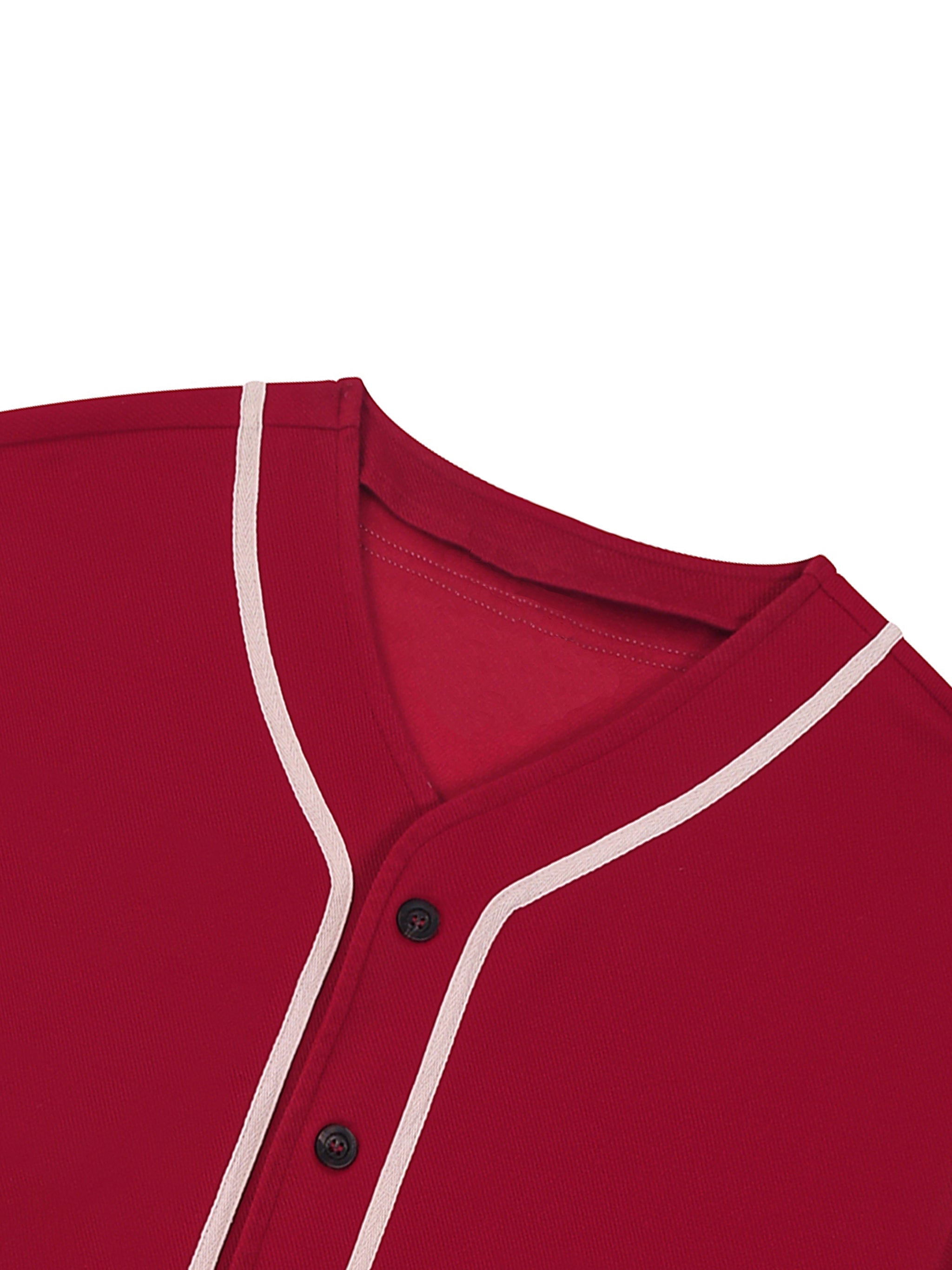 TruthorTruth Contrast Piped Button-Up Jersey