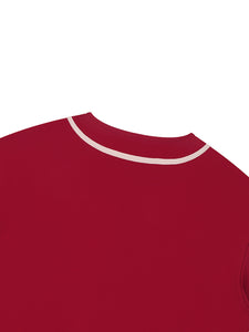 TruthorTruth Contrast Piped Button-Up Jersey